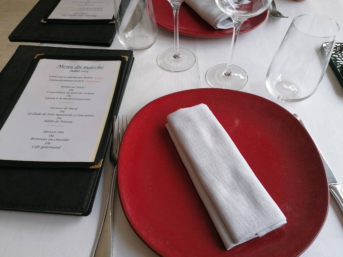 Menu de Restaurant Le Rocher