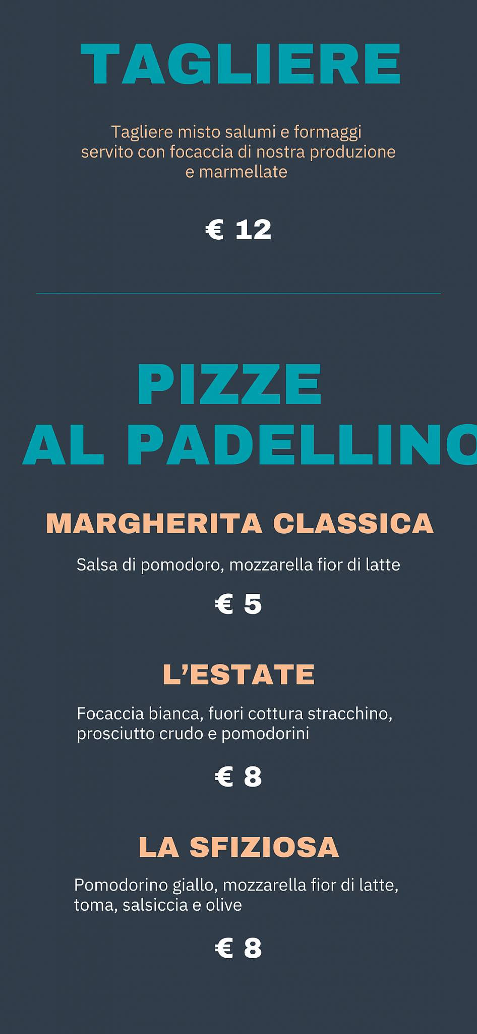 Menu di Soho 