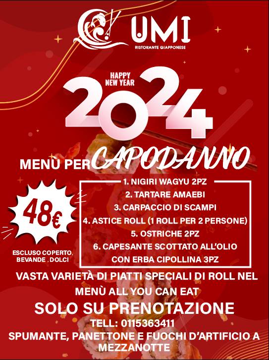 Menu di UMI SUSHI TORINO 