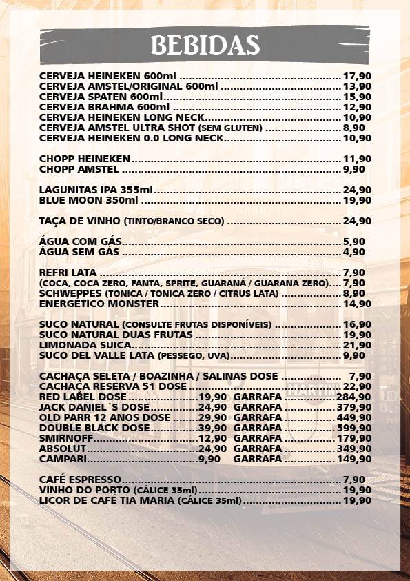 Tasca Do Portuga cardápio