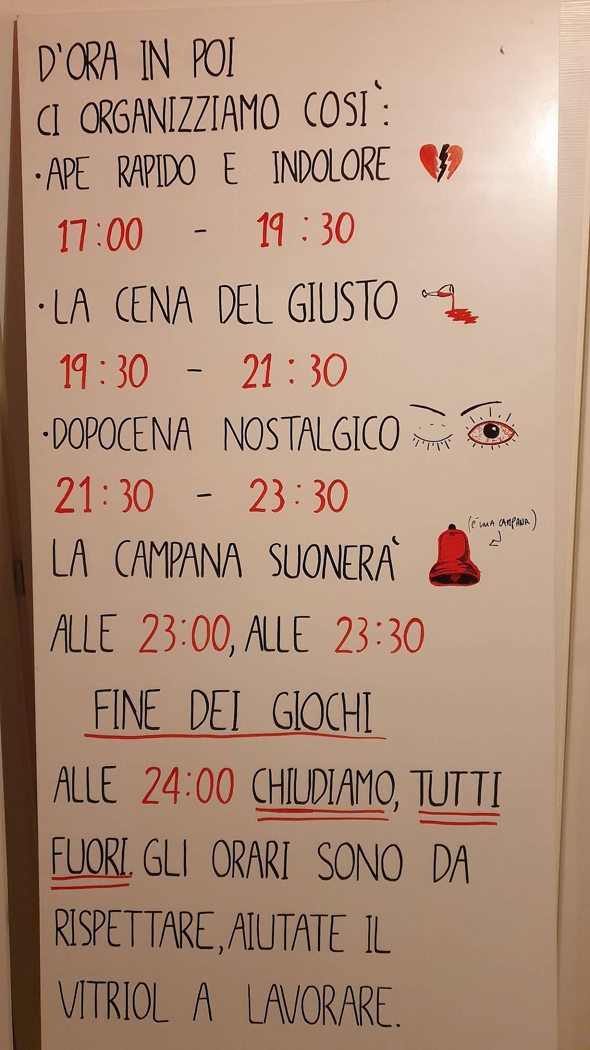 Menu di V.I.T.R.I.O.L. 