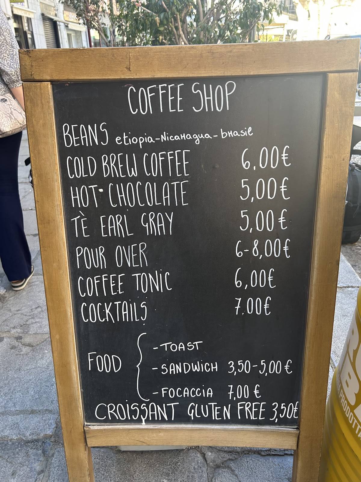 Menu di Vago - Rizzuto specialty coffee and snacks 
