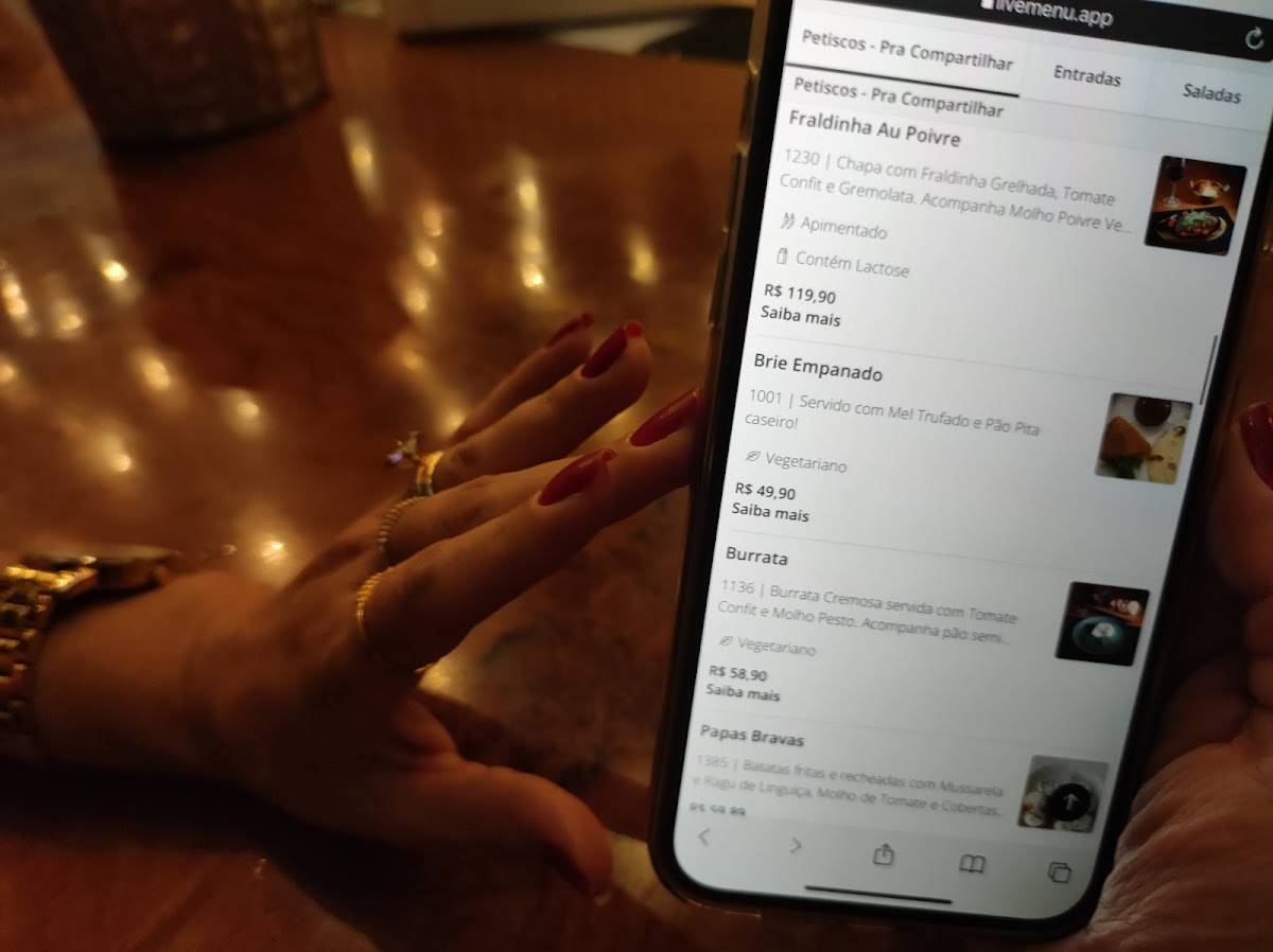 Venâncio Restaurante Bar cardápio