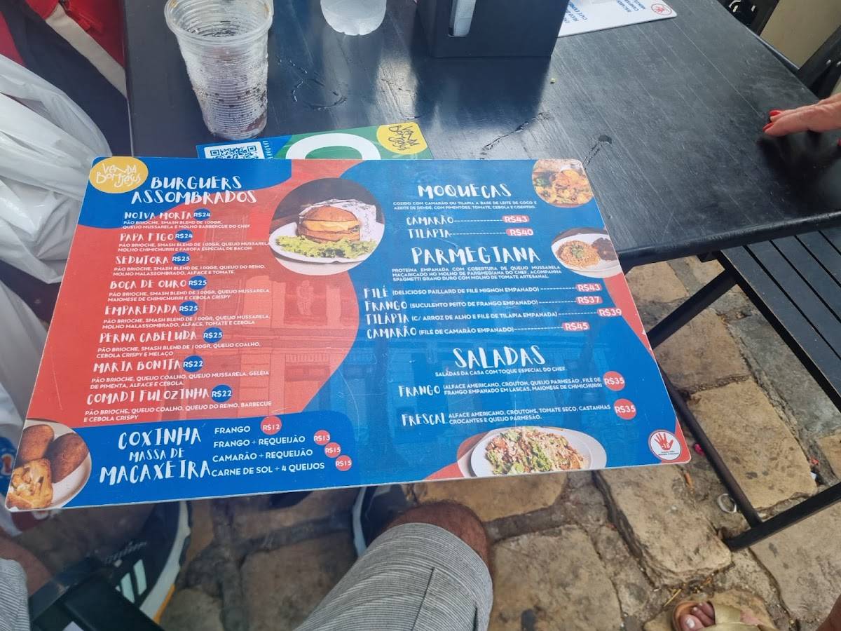 Venda Bom Jesus cardápio