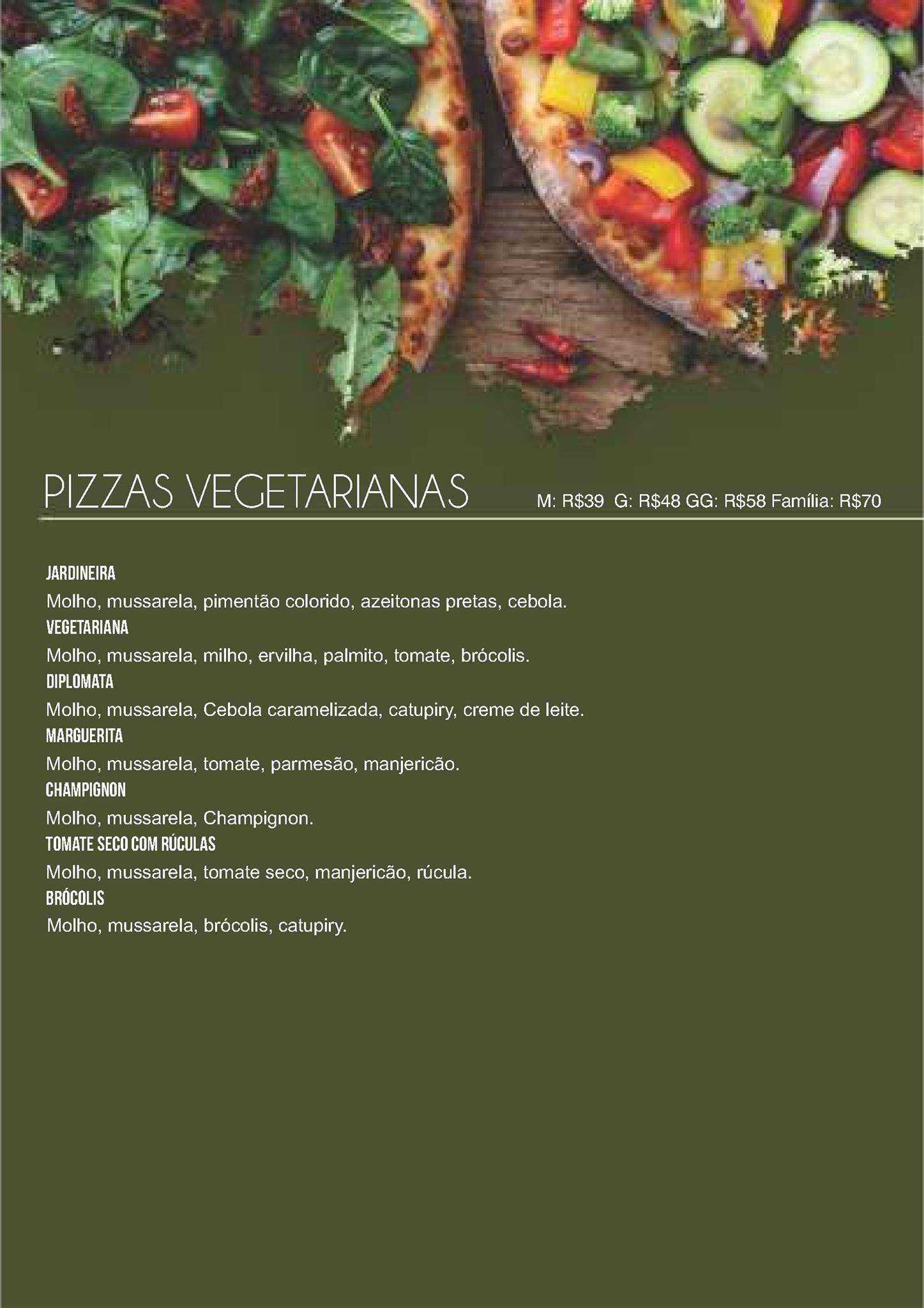 Veneza Restaurante e Pizzaria cardápio