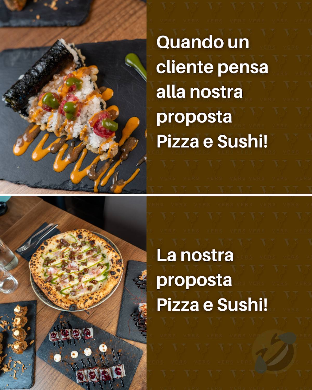 Menu di Vers Food Experience - il 1° Sushi di Carne in Campania 