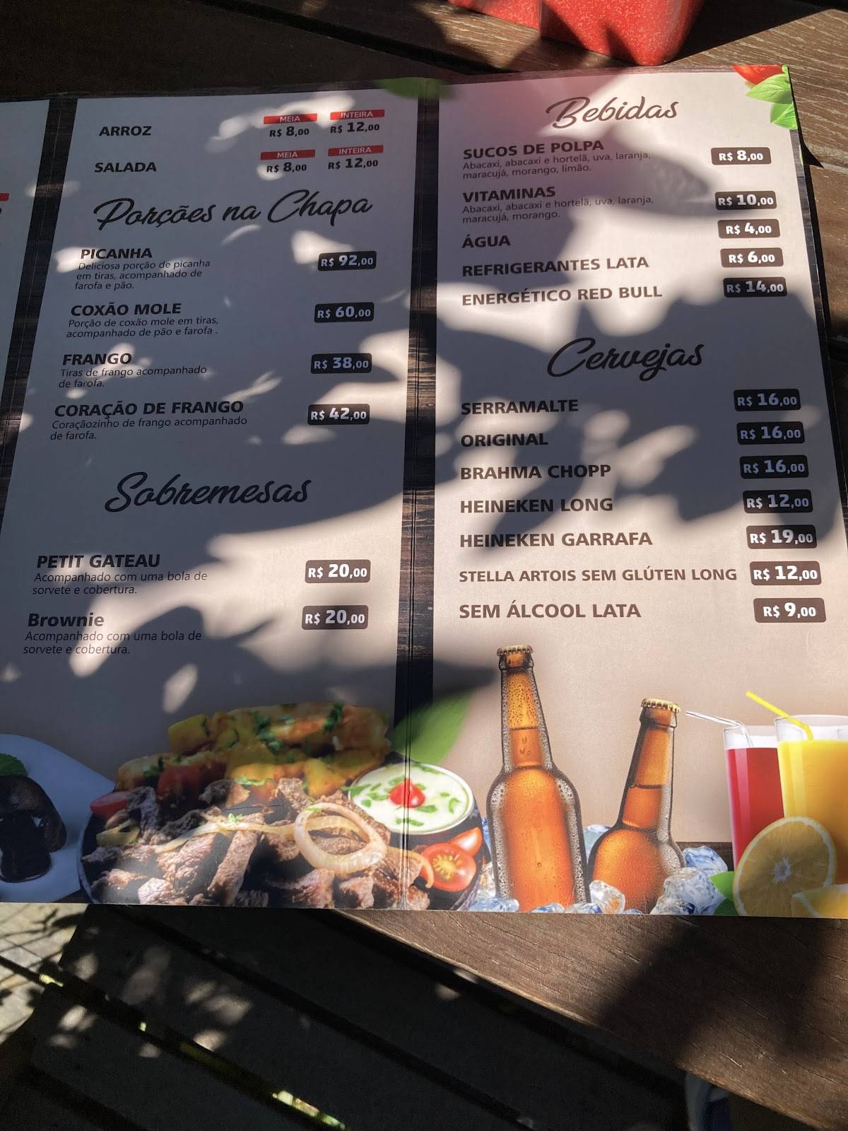 Choperia e Petiscaria Trapiche cardápio