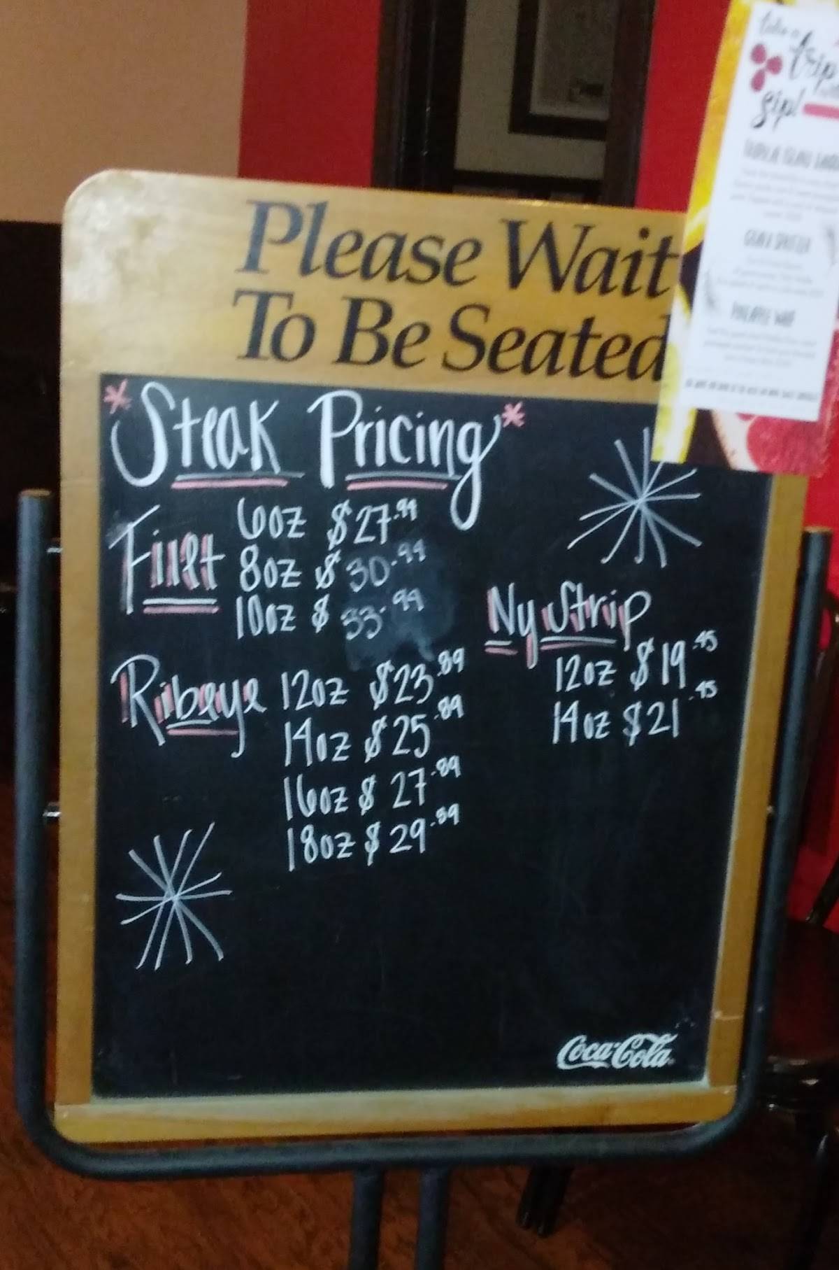 Menu at Brother's Bar & Steakhouse, Villa Rica