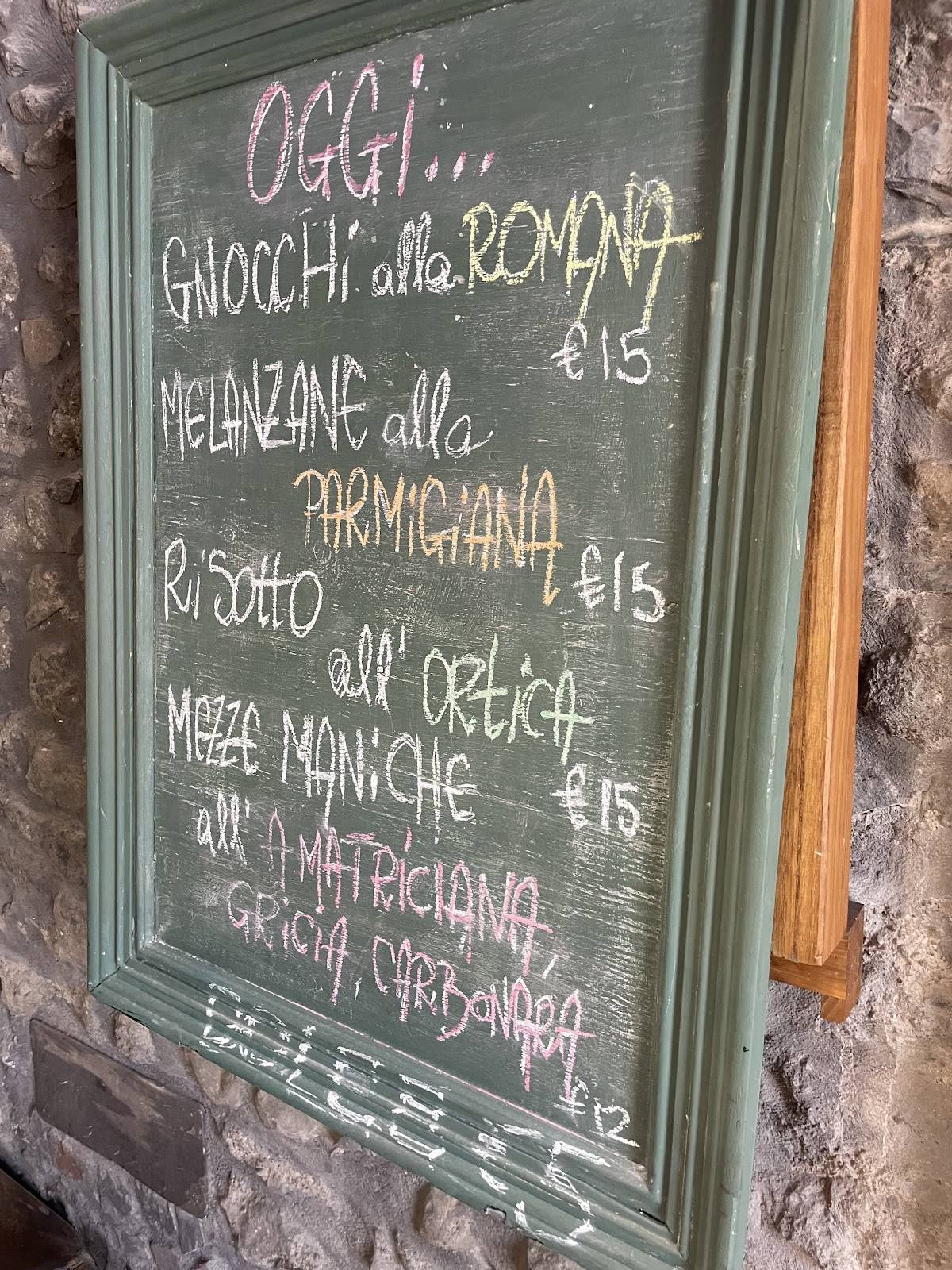 Menu di Vini e Oli 