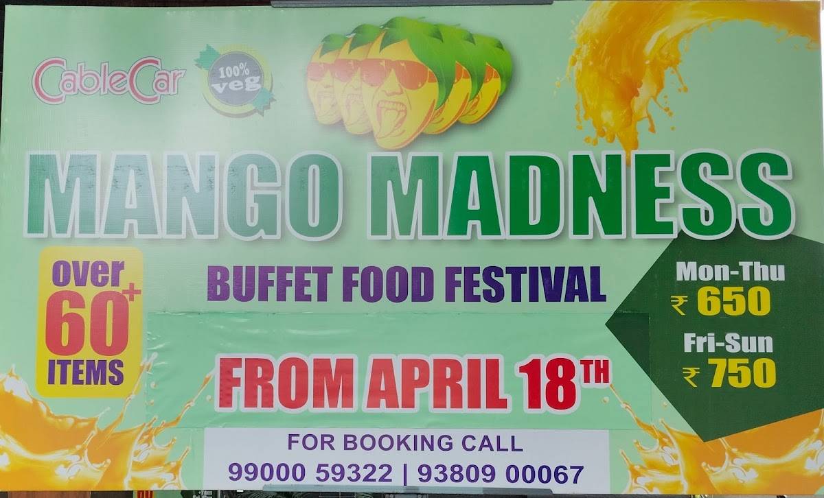 Vishranti Bhavan menu