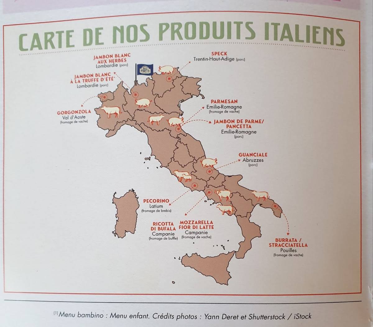 Menu de Volfoni Boulogne-Billancourt