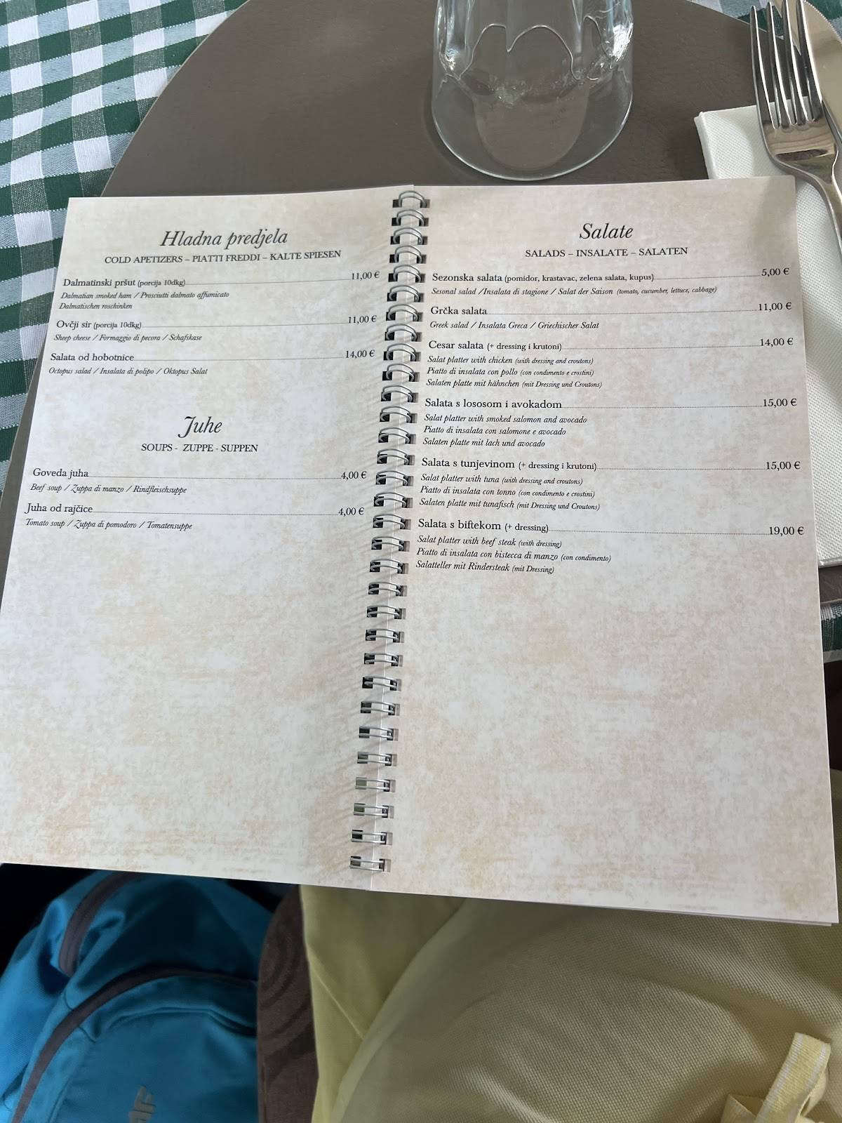 Menu di Kuzina 