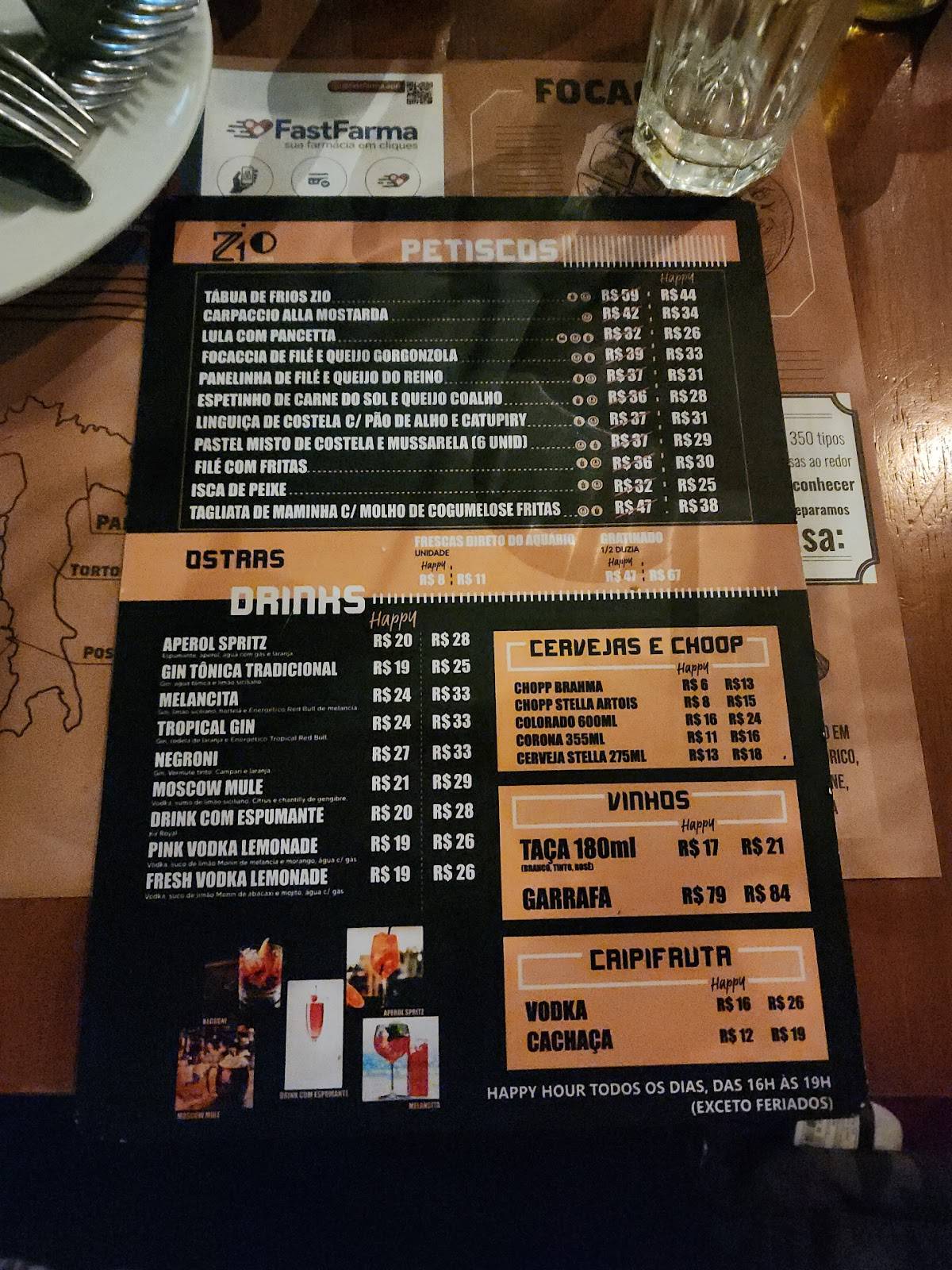 Zio Cucina Iguatemi cardápio