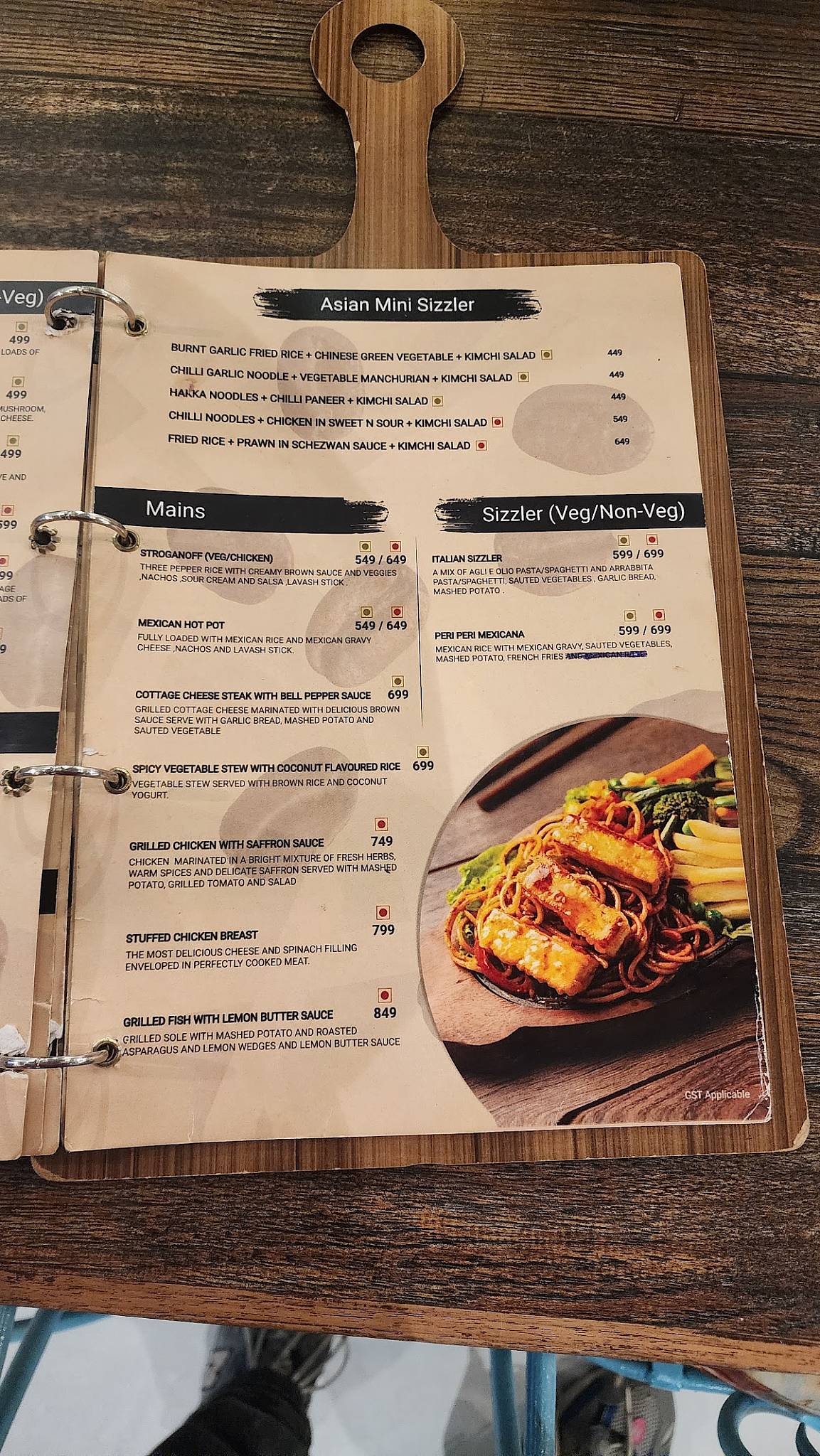 The Chocolate Room zirakpur menu