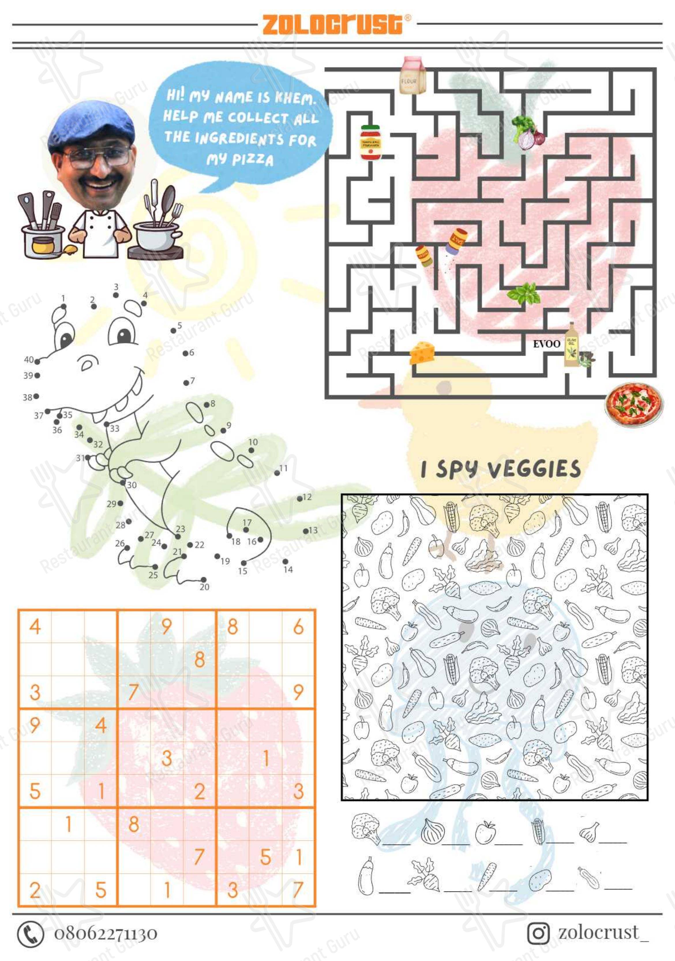 Zolocrust in Jaipur - Ночное меню