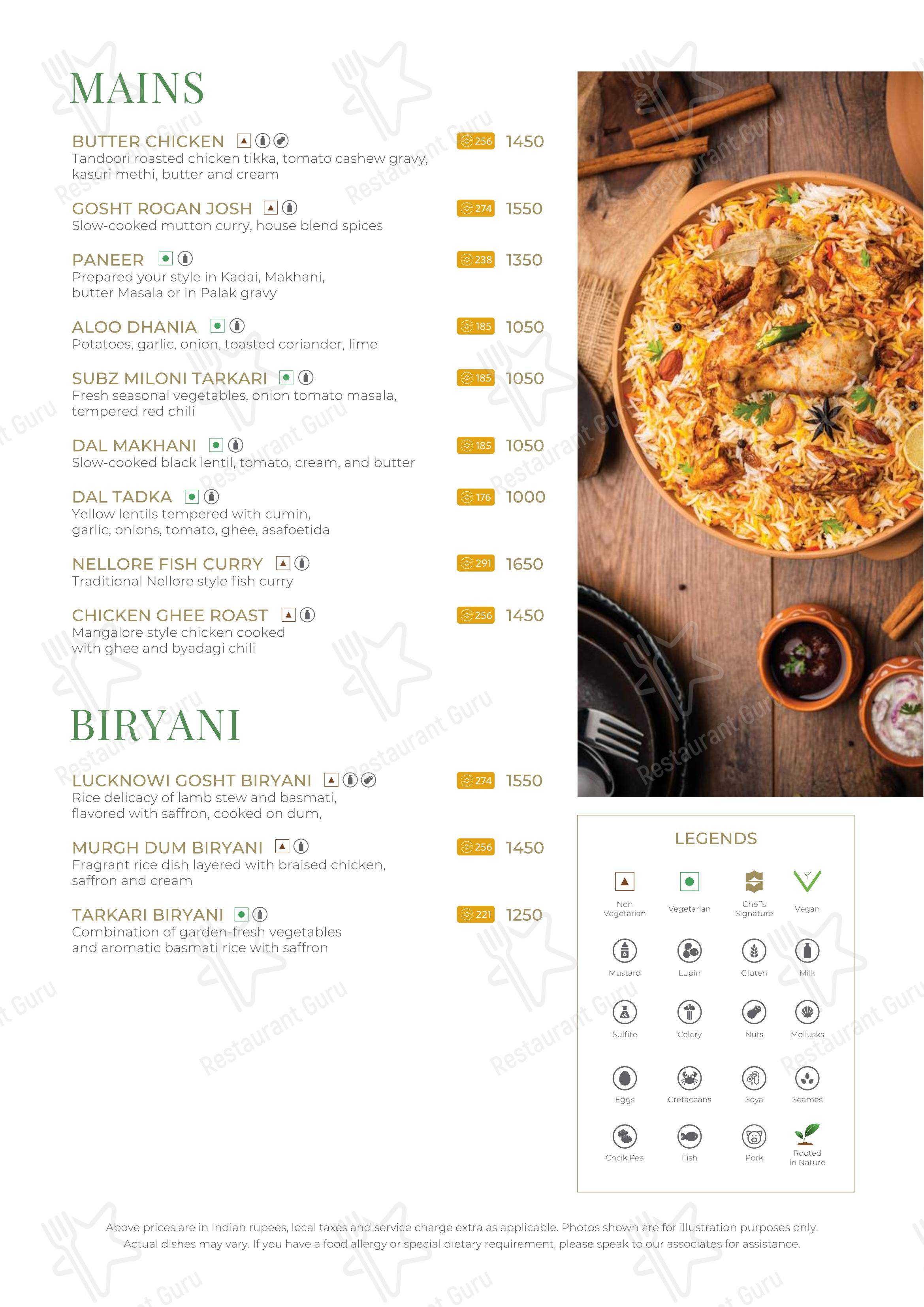 b Café - Menu bar