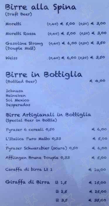 Menu di Lost River 
