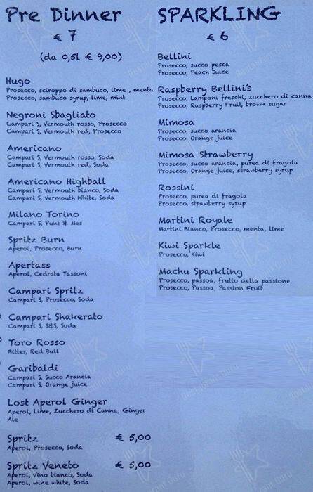 Menu di Lost River 