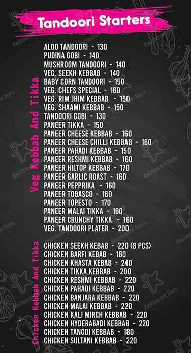 Mamma's Kitchen menu