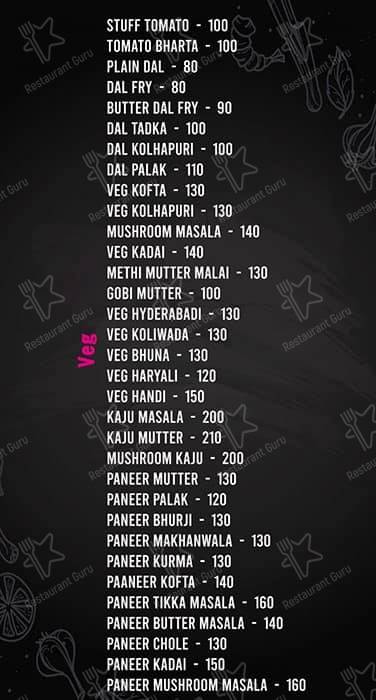 Mamma's Kitchen menu