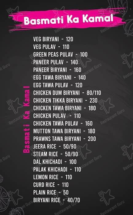 Mamma's Kitchen menu