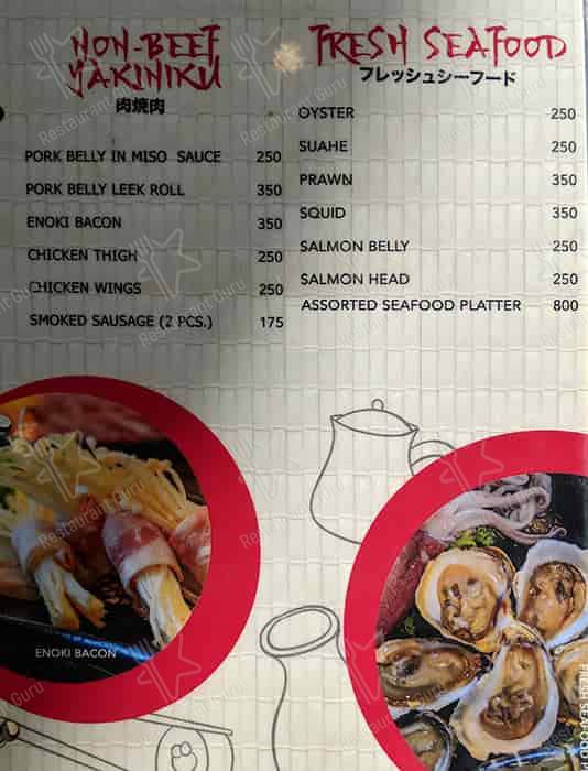 Menu at Nabe Unlimited Japanese Hotpot Banawe restaurant, Quezon City