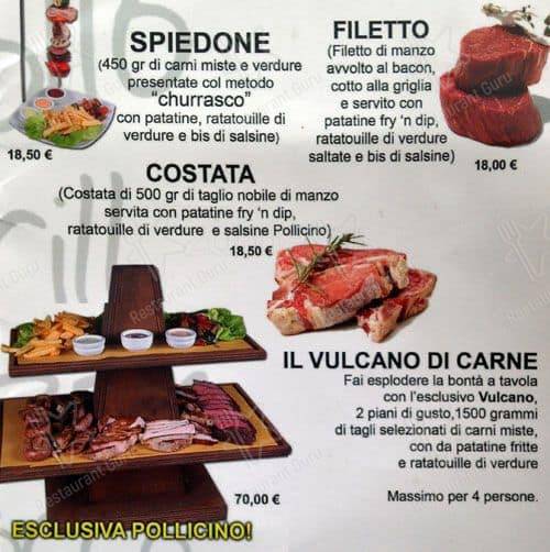Menu di Pollicino 