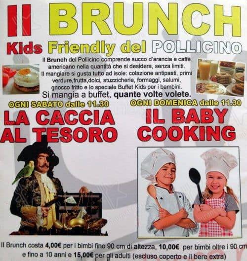Menu di Pollicino 