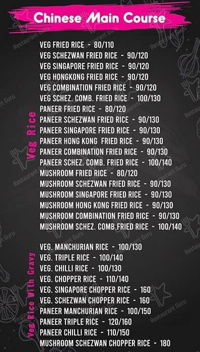 Mamma's Kitchen menu