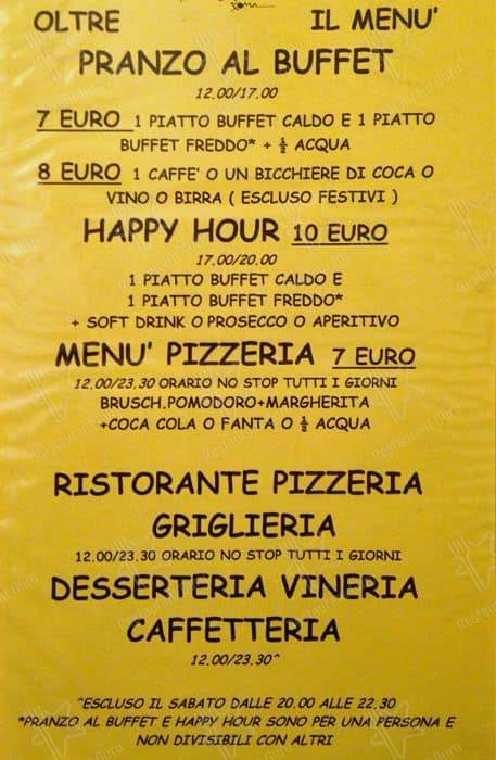 Menu de Ristorante La Piazzetta