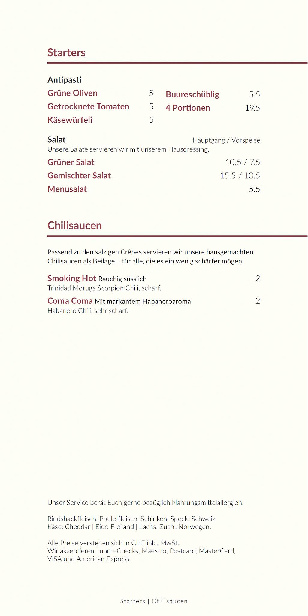 Menu di grepery 