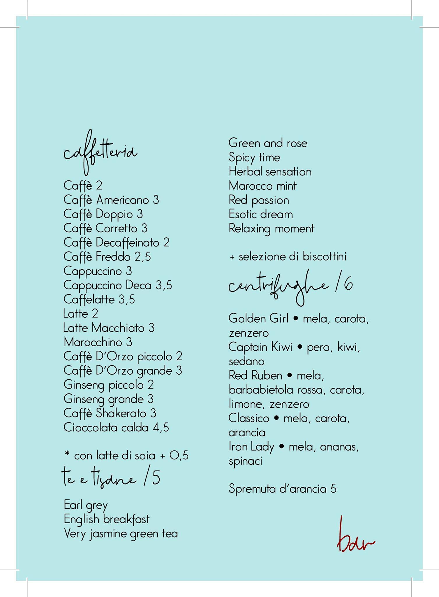 Menu di Magasin 
