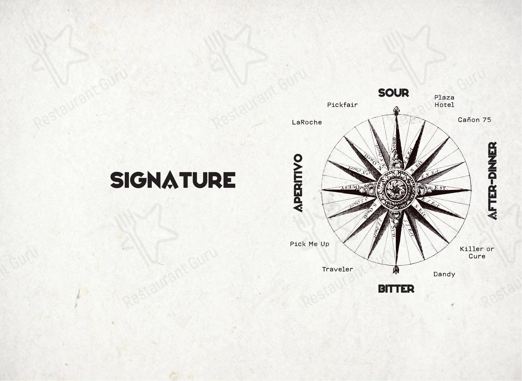 Menu per Bob Milano in Milano