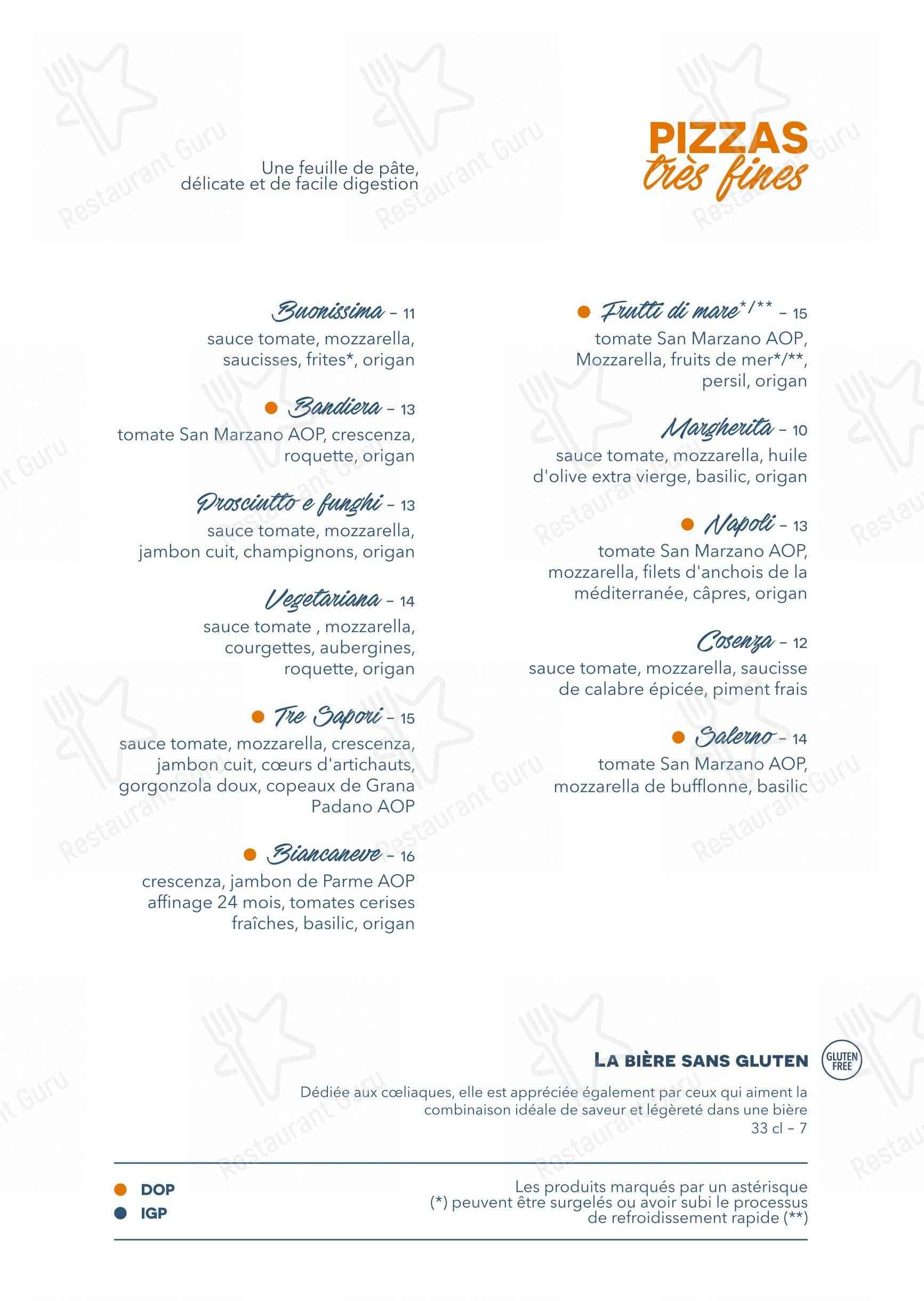Menu di Clapsy Alassio - Wine Menu