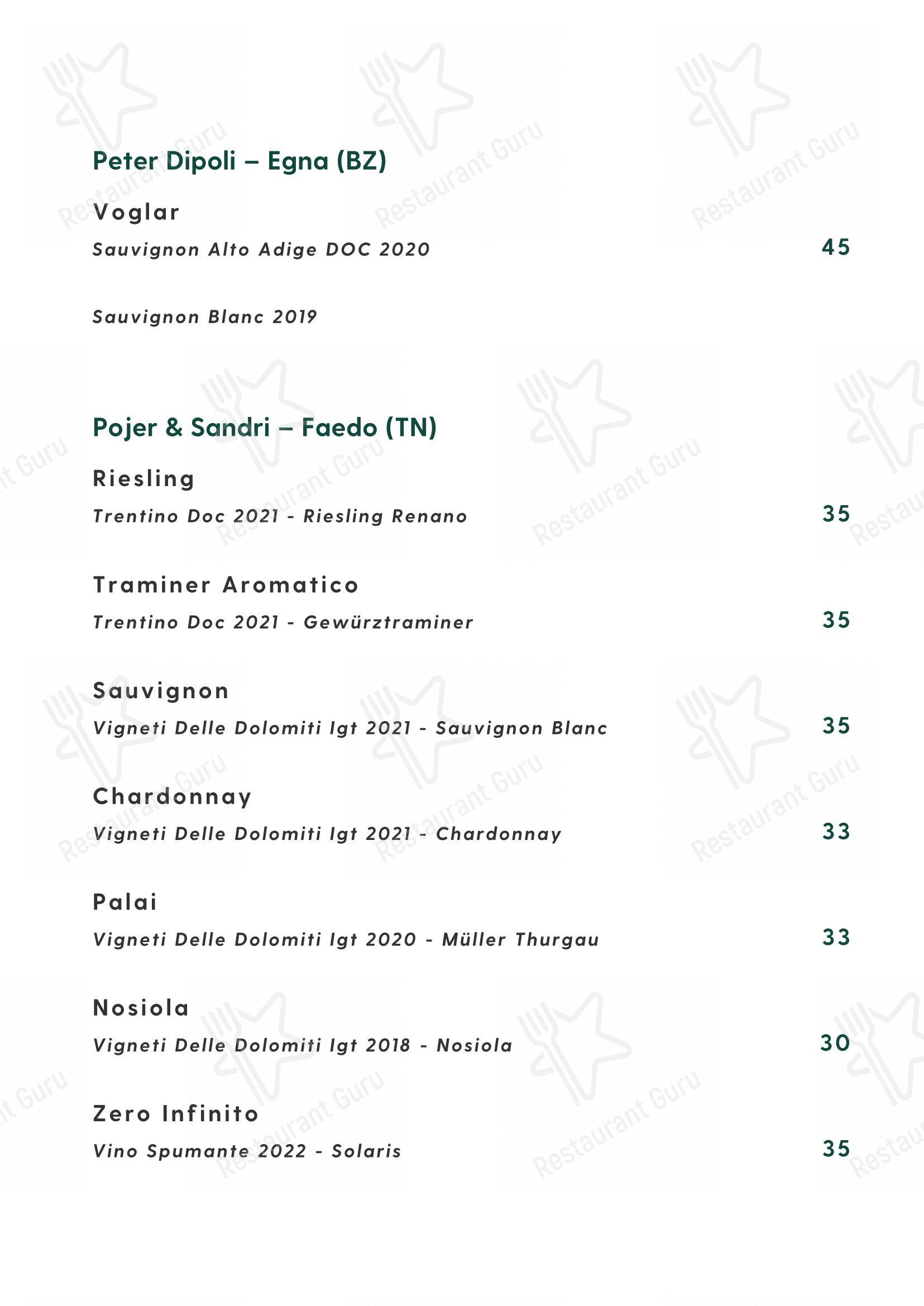 Cosmo Restaurant Pompei in Pompei - Основное меню