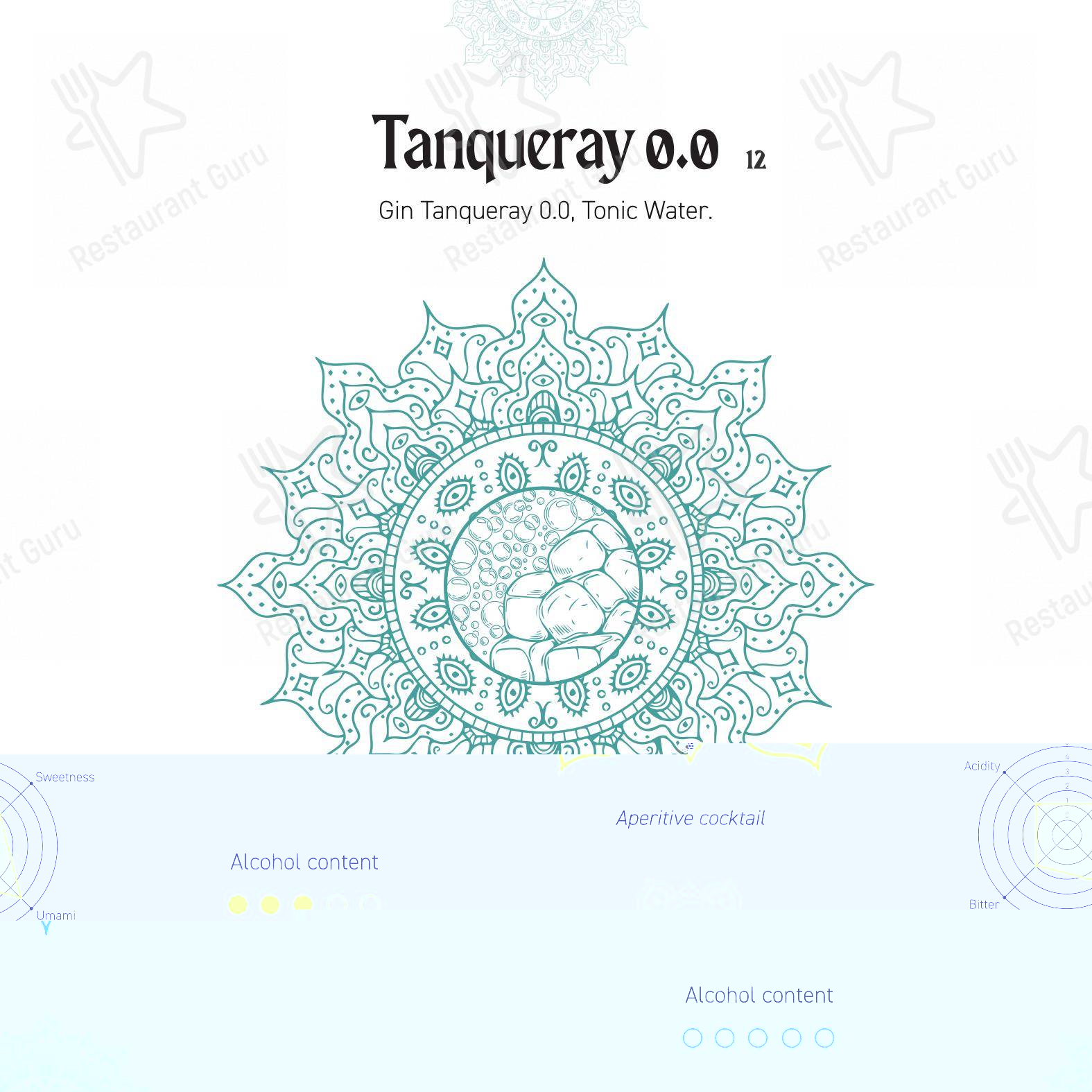 Menu pour Masa Rooftop dans Rome