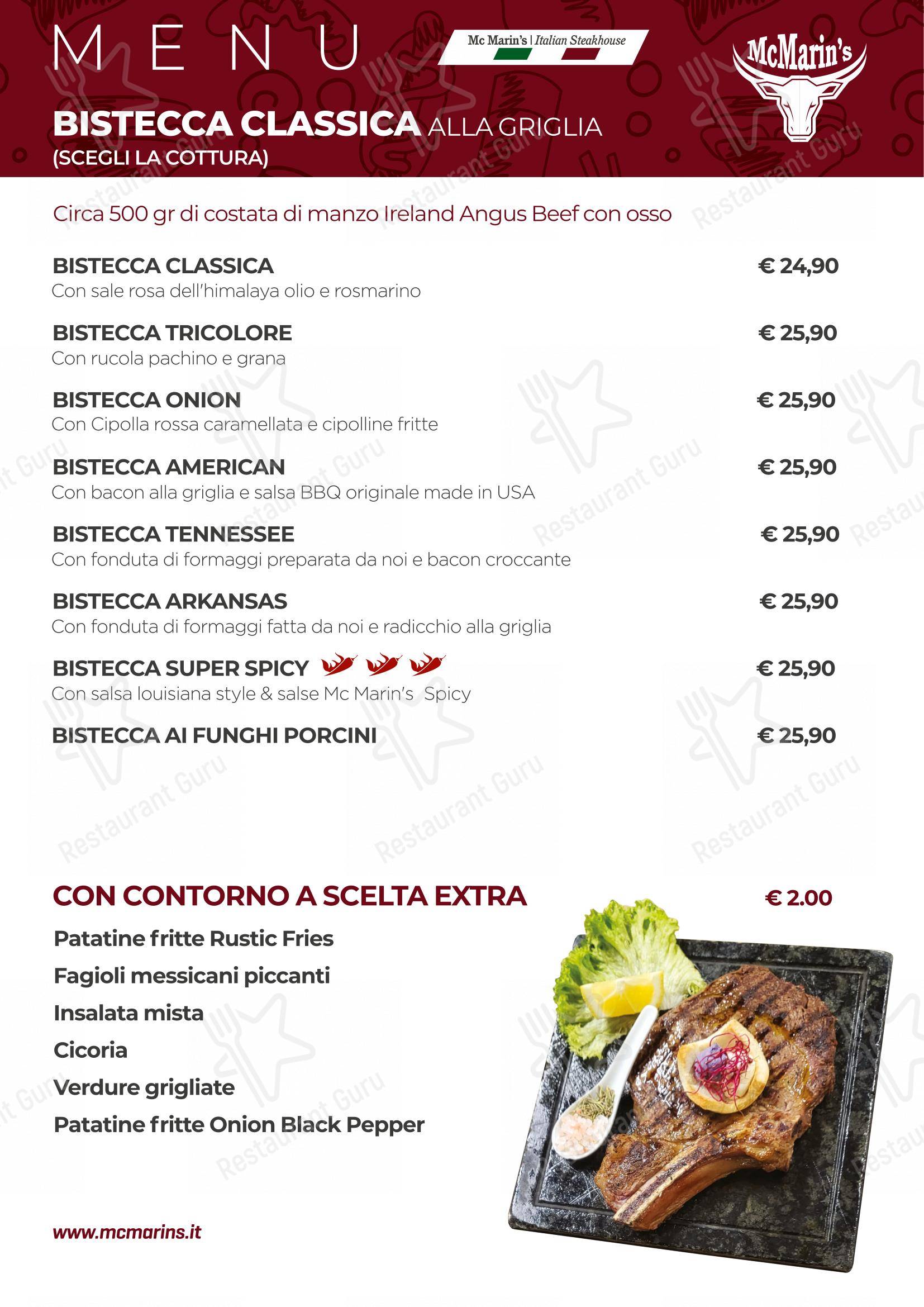 Menu bar per La Locanda Del Drago ristorante con griglia