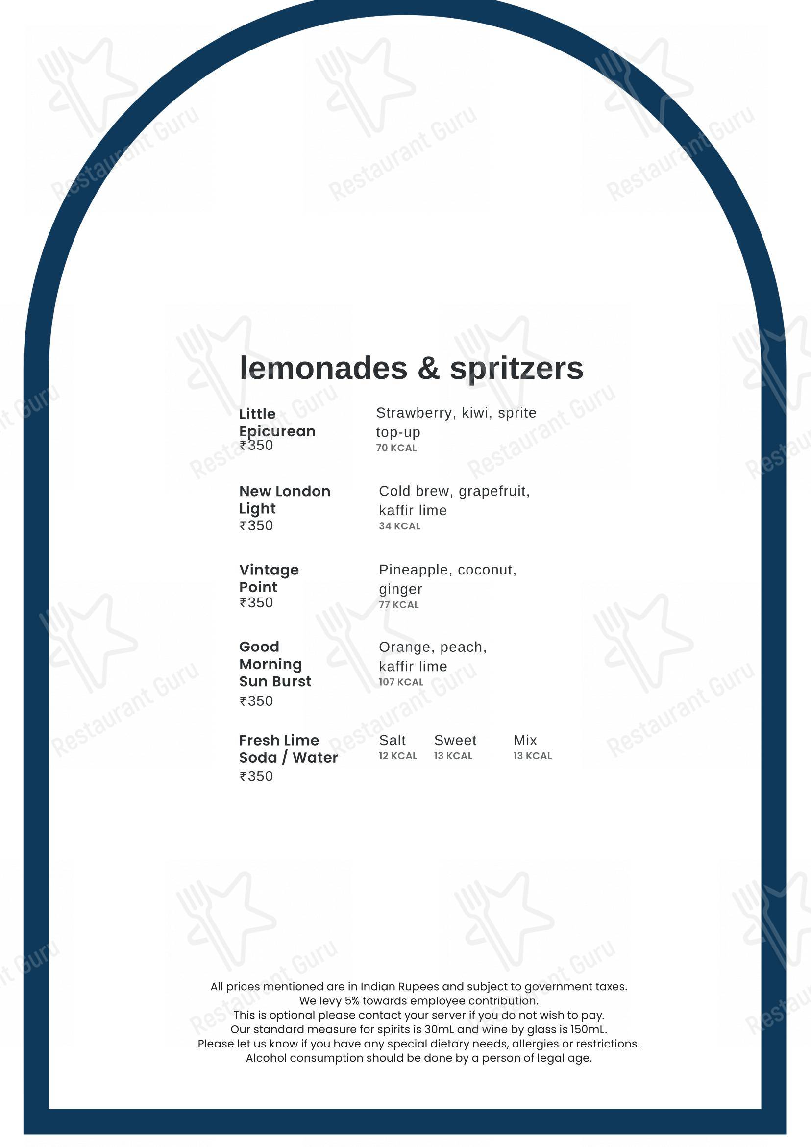 Neer menu - 菜单
