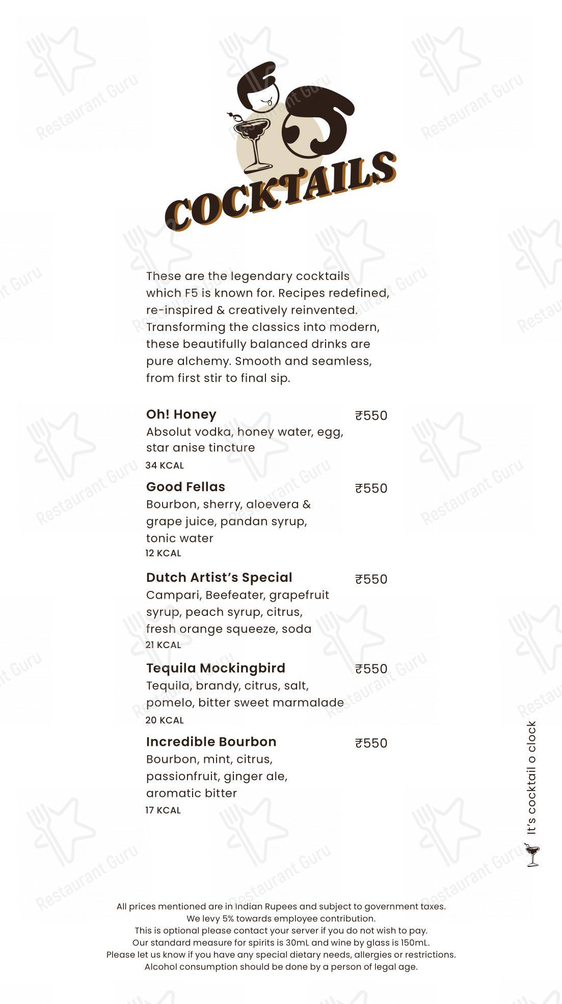 Neer in Bengaluru - Menu bar