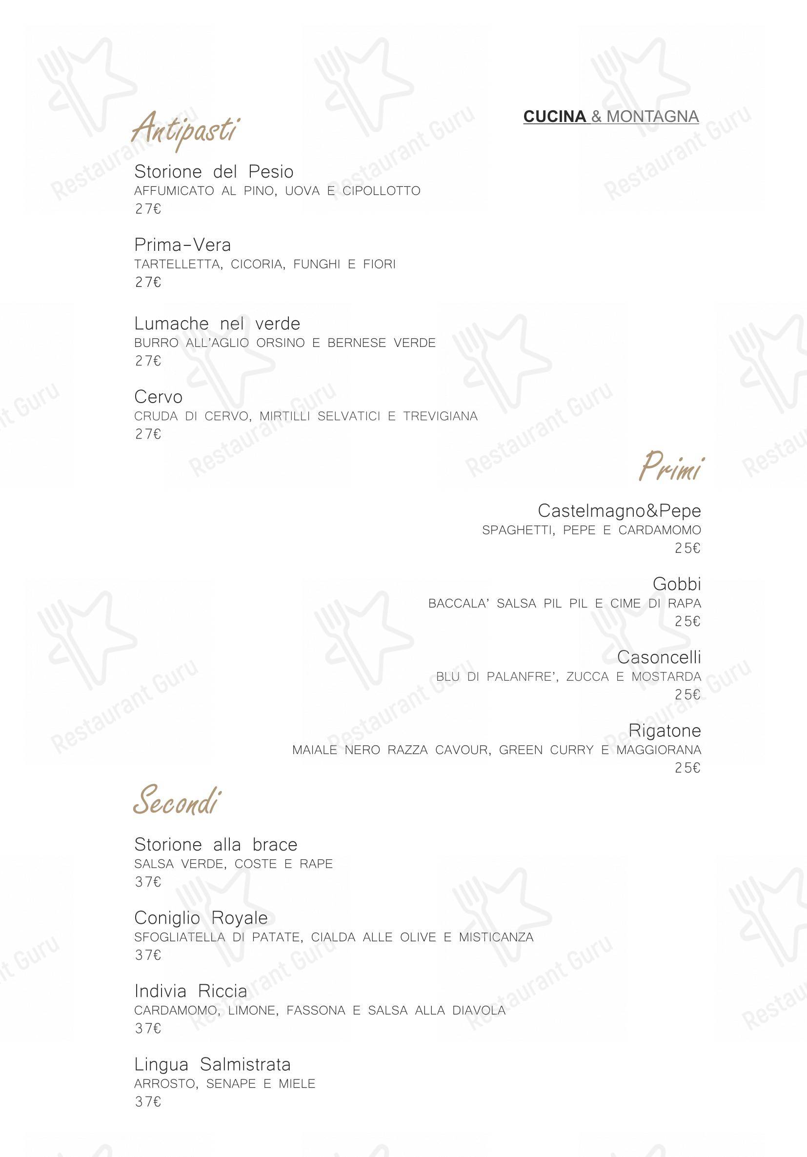 Menu per Ristorante Il Nazionale di Vernante ristorante
