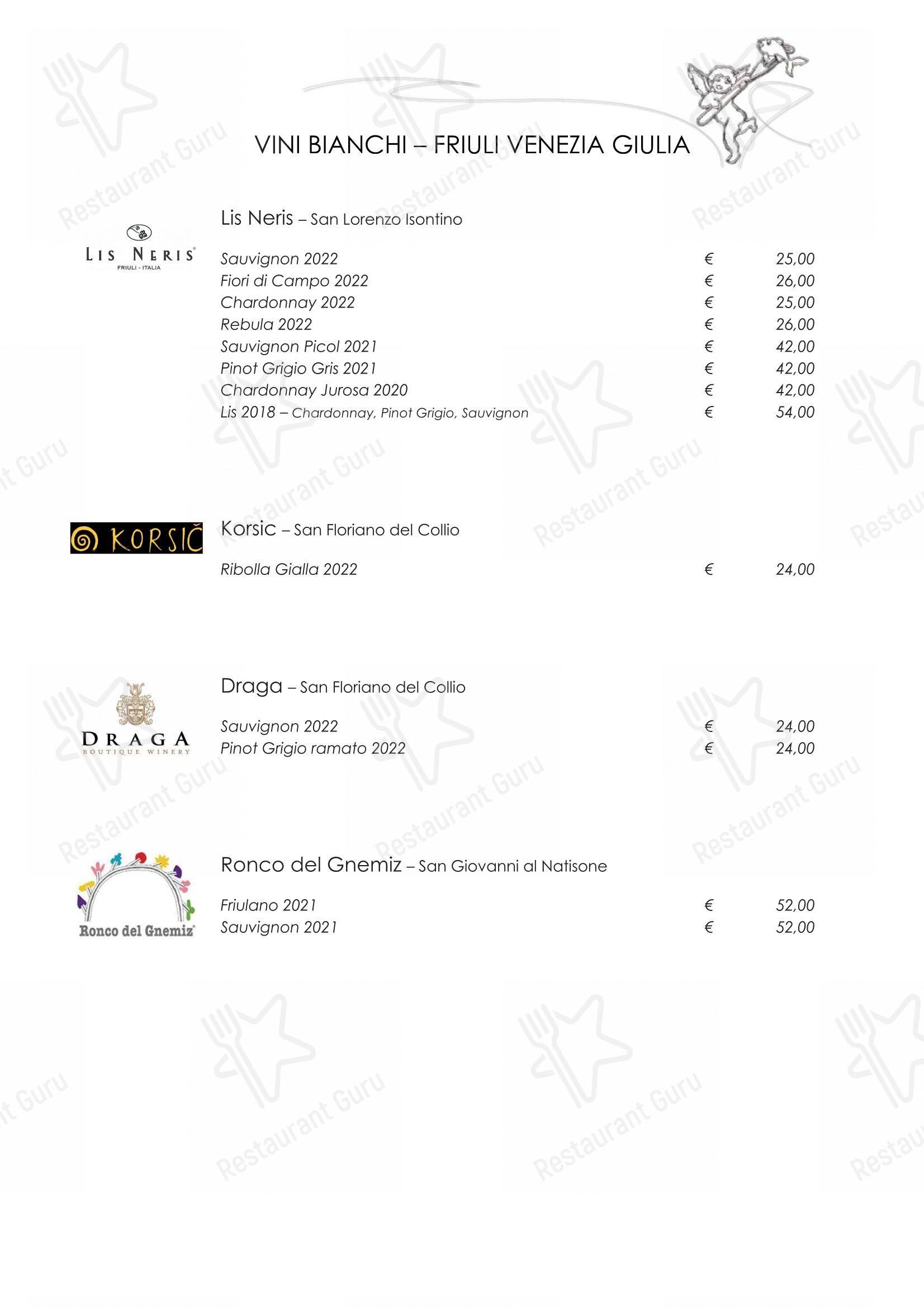 Ristorante Mare Divino in Dolo - Menu bar