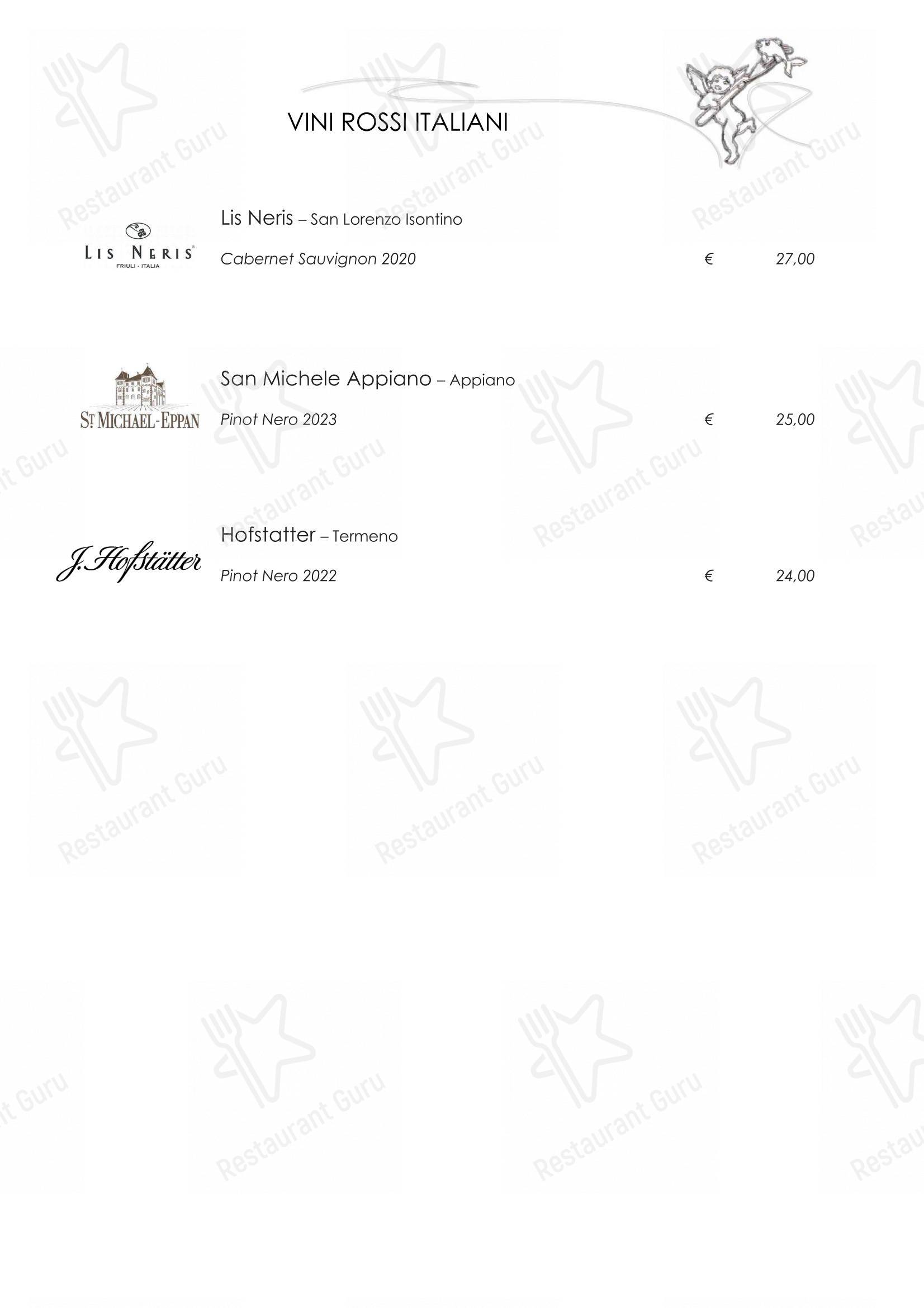 Ristorante Mare Divino in Dolo - Menu bar