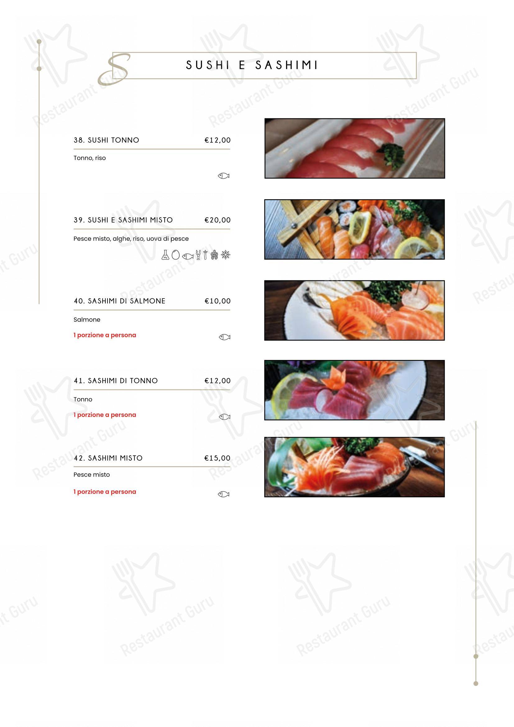 Menu per Ristorante Miyako in Bologna