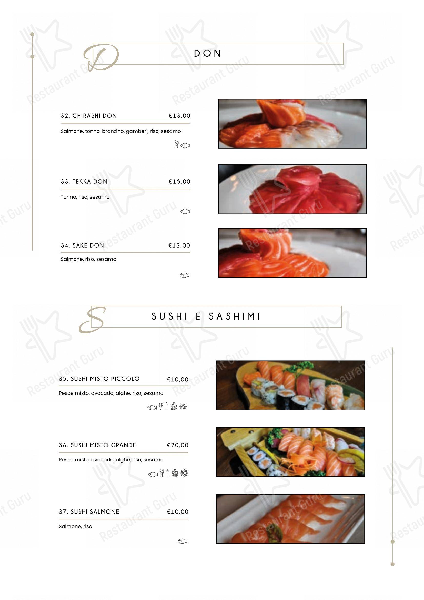 Menu di Ristorante Miyako - Menu