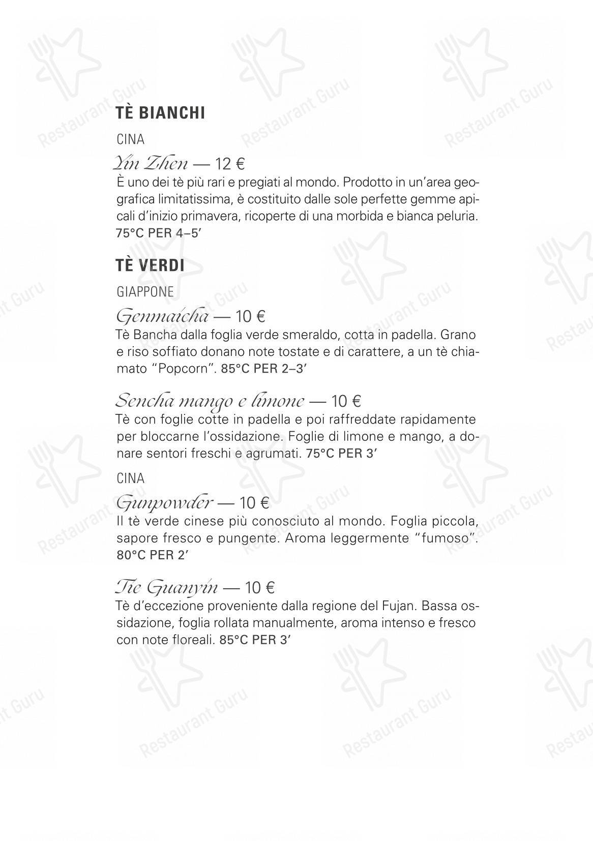 Lunch Menu per Ristorante Opera in Torino