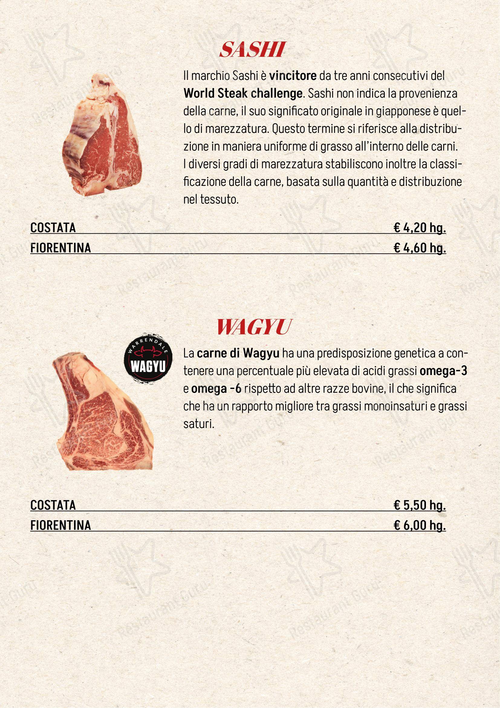 Menu di Ristorante Pizzeria Braceria Neda - Menu bar