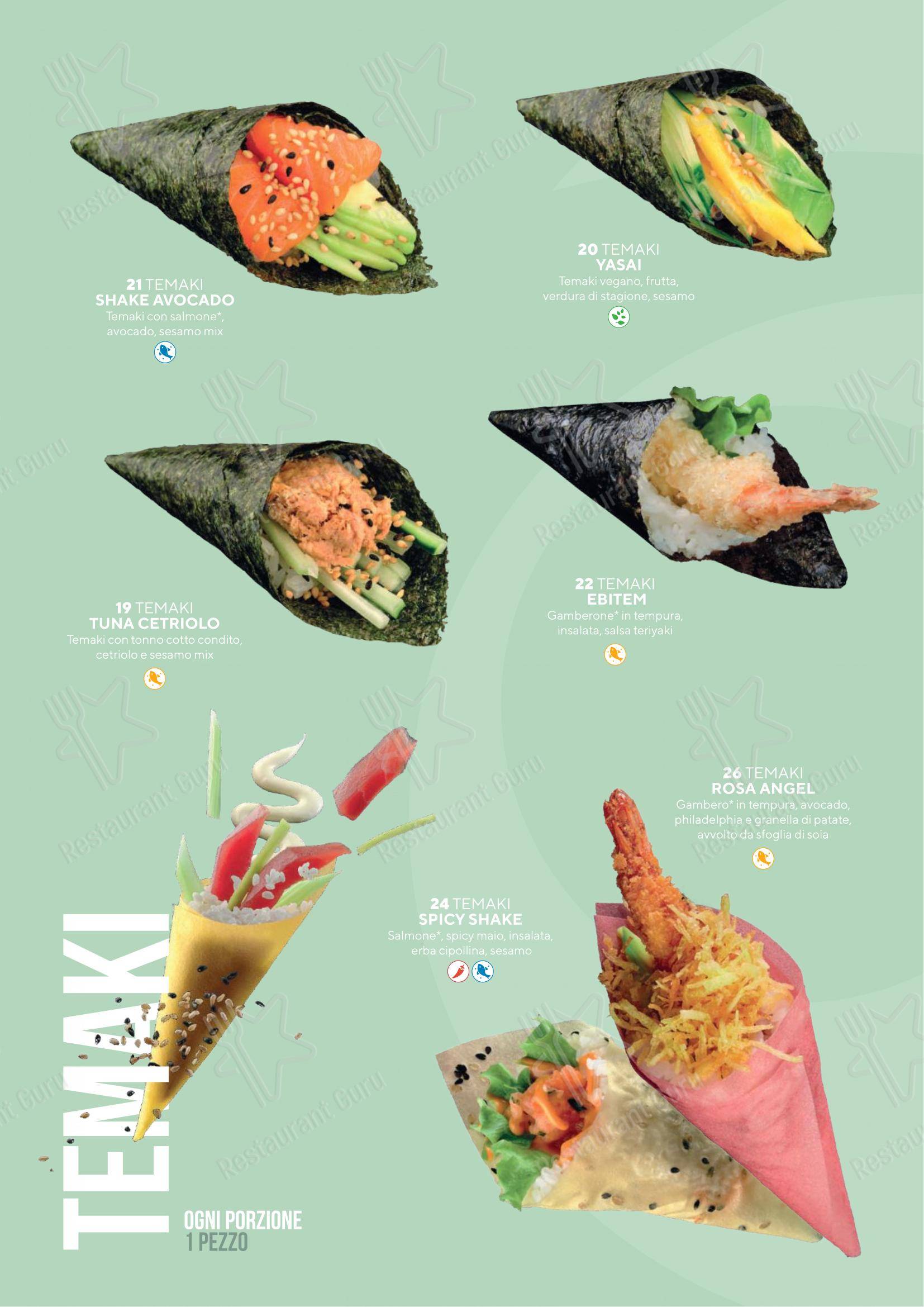 Menu per Sushiko Riva del Garda - Blue Garden in Riva del Garda