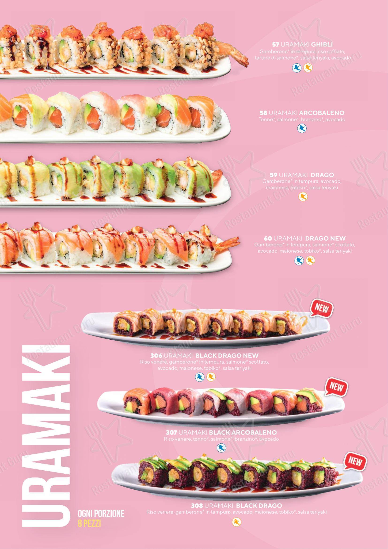 Sushiko Riva del Garda - Blue Garden in Riva del Garda - Menu bar