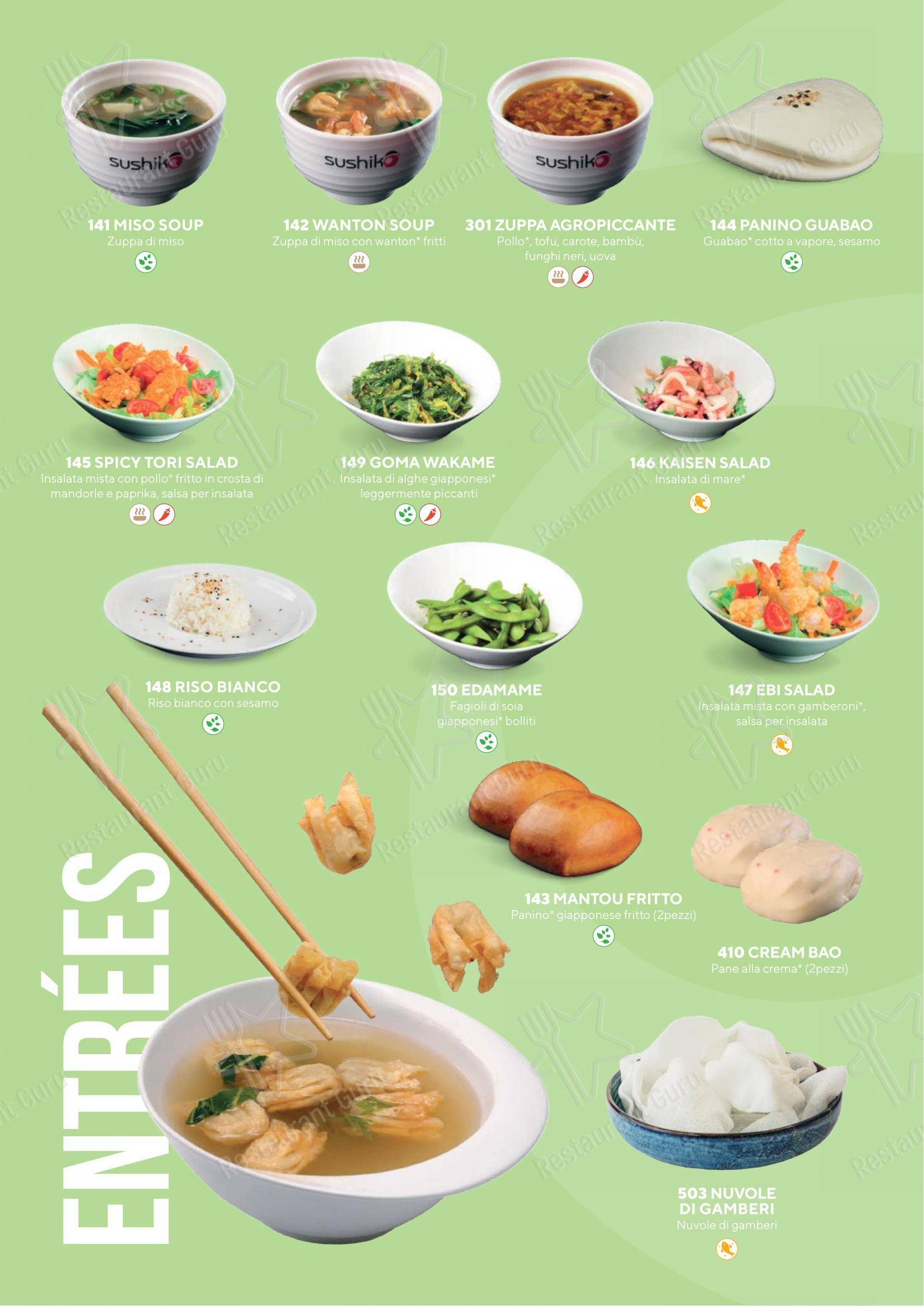 Menu per Sushiko Riva del Garda - Blue Garden in Riva del Garda