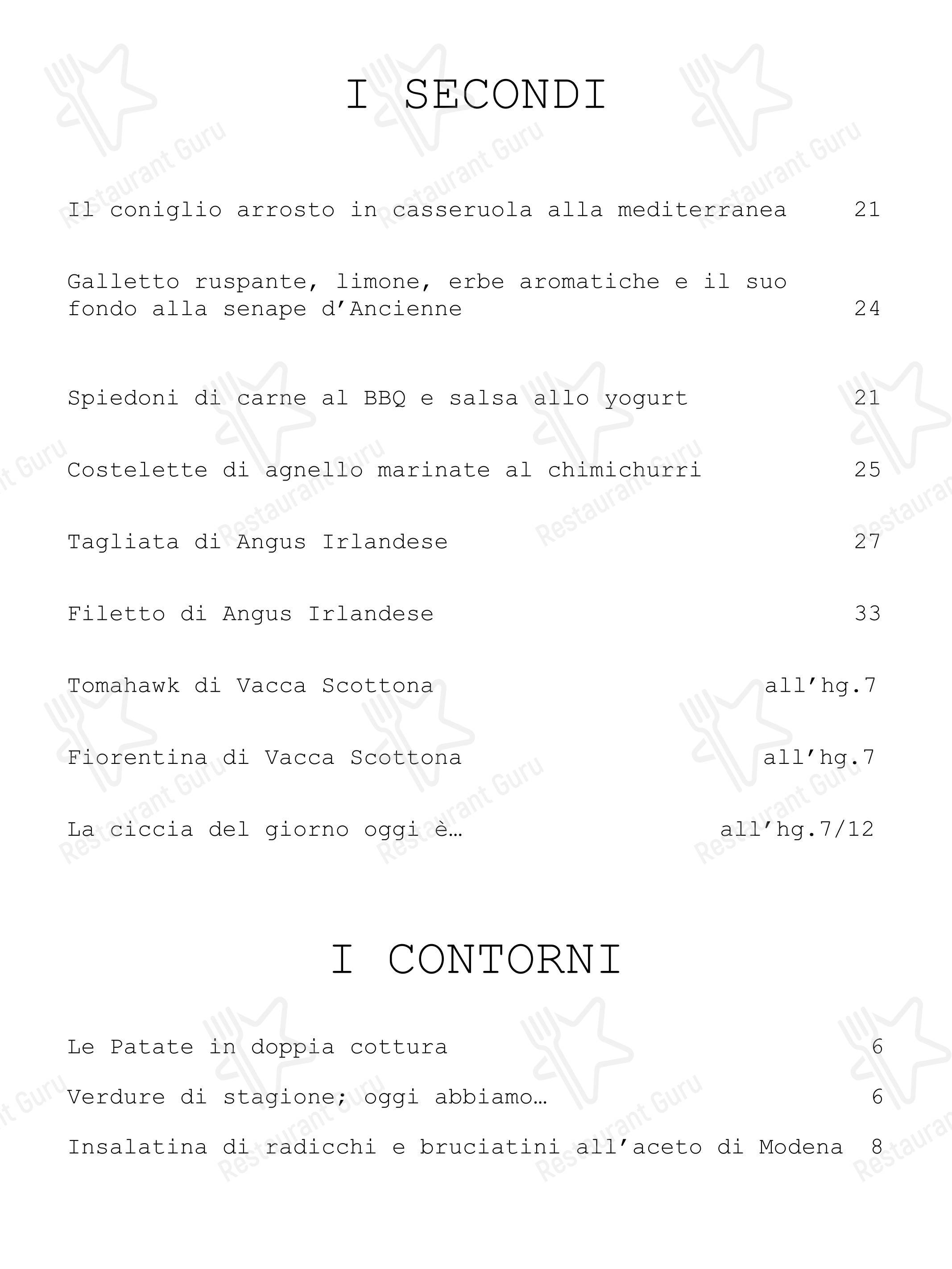 菜单 per Trattoria Da Massimo ristorante